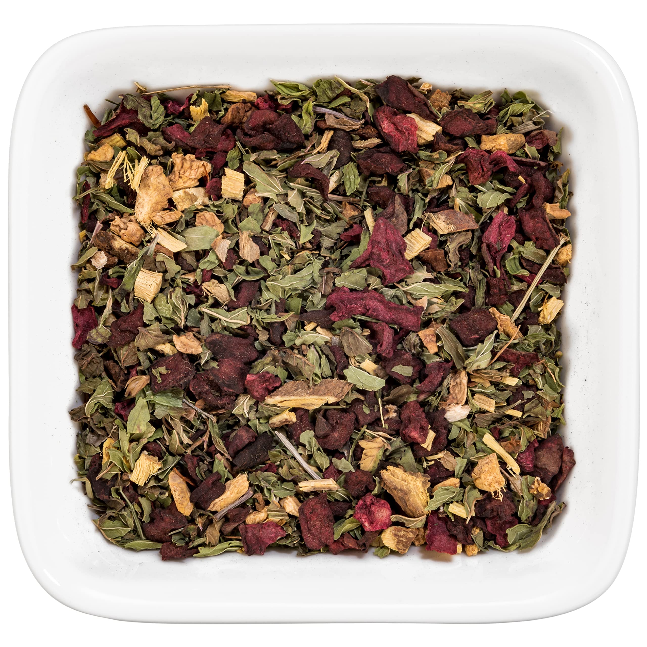 Tealyra - 911 Detox - Dandelion - Beetroot - Ginger - Peppermint - Cleanse Digestive Herbal Loose Tea - Immune System Booster - Caffeine-Free - All Natural - 224g (8-ounce)