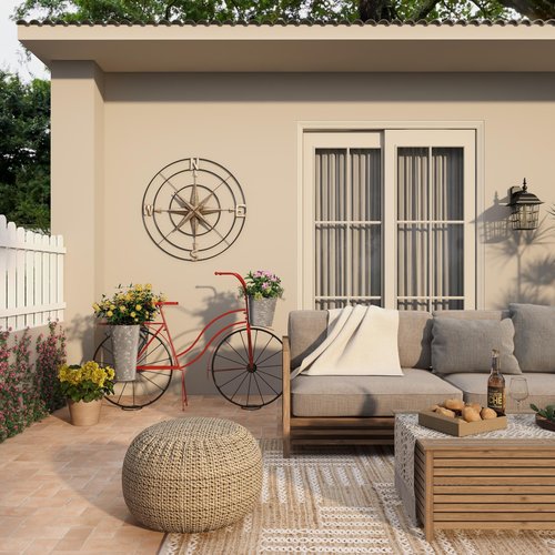 Deco 79 Metal Compass Home Wall Decor Indoor Outdoor Wall Sculpture with Distressed Copper Like Finish, Wall Art 32" x 2" x 32", Gray