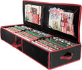 Skiennix Heavy Duty Wrapping Paper Organizer - Black Storage Bag for Gift Bags & Decorations