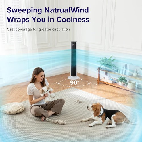 LEVOIT Tower Fan and Air Purifier Bundle for Home, Bedroom and Large Room
