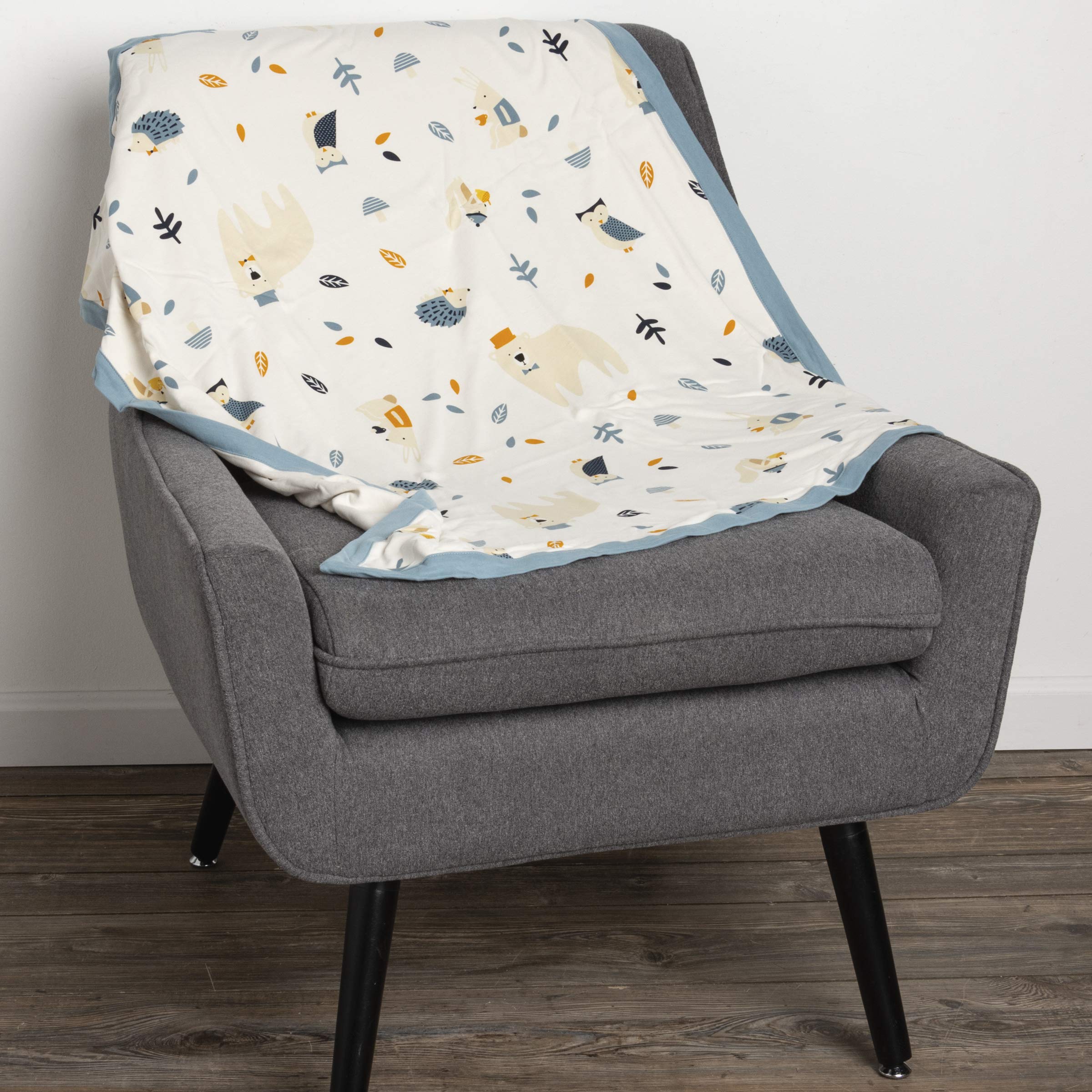 Primitives by Kathy Baby Blanket, 29" x 35", Blue - Woodland