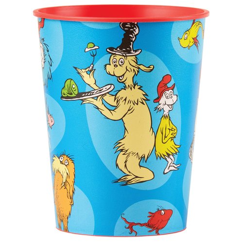 amscan Dr. Seuss Party, Plastic Favor Cup 16 Oz. 1 Pc.