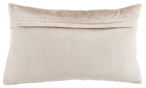 SAFAVIEH Sydnee Snowflake Throw Pillow, 12"x22", Beige/Gold