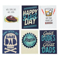 Hallmark Studio Ink Funny Father's Day Card Assortment for Friends, Family, and Dad (6 Cards with Envelopes)