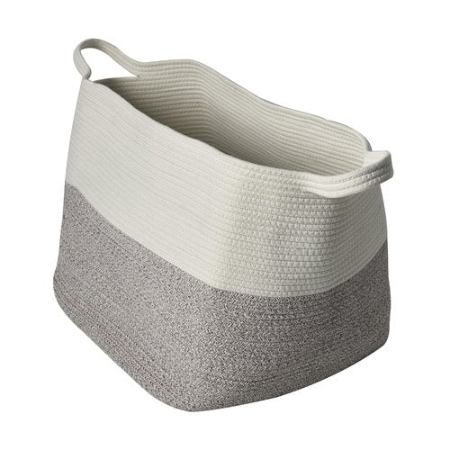 Artesa Rope Woven Laundry Storage Basket Bin, 22 Inch