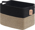 Goodpick Woven Baskets - 18" x 14" x 12" Decorative Laundry & Toy Storage Basket with Handles