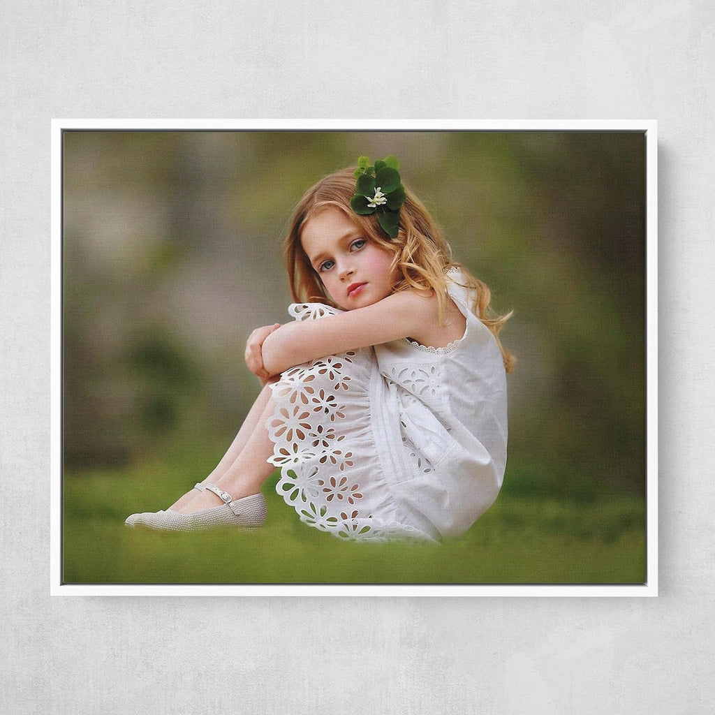 P&L ART Personalized Custom Canvas Prints - Transform Your Photos into Stunning Wall Art | 16x20 White