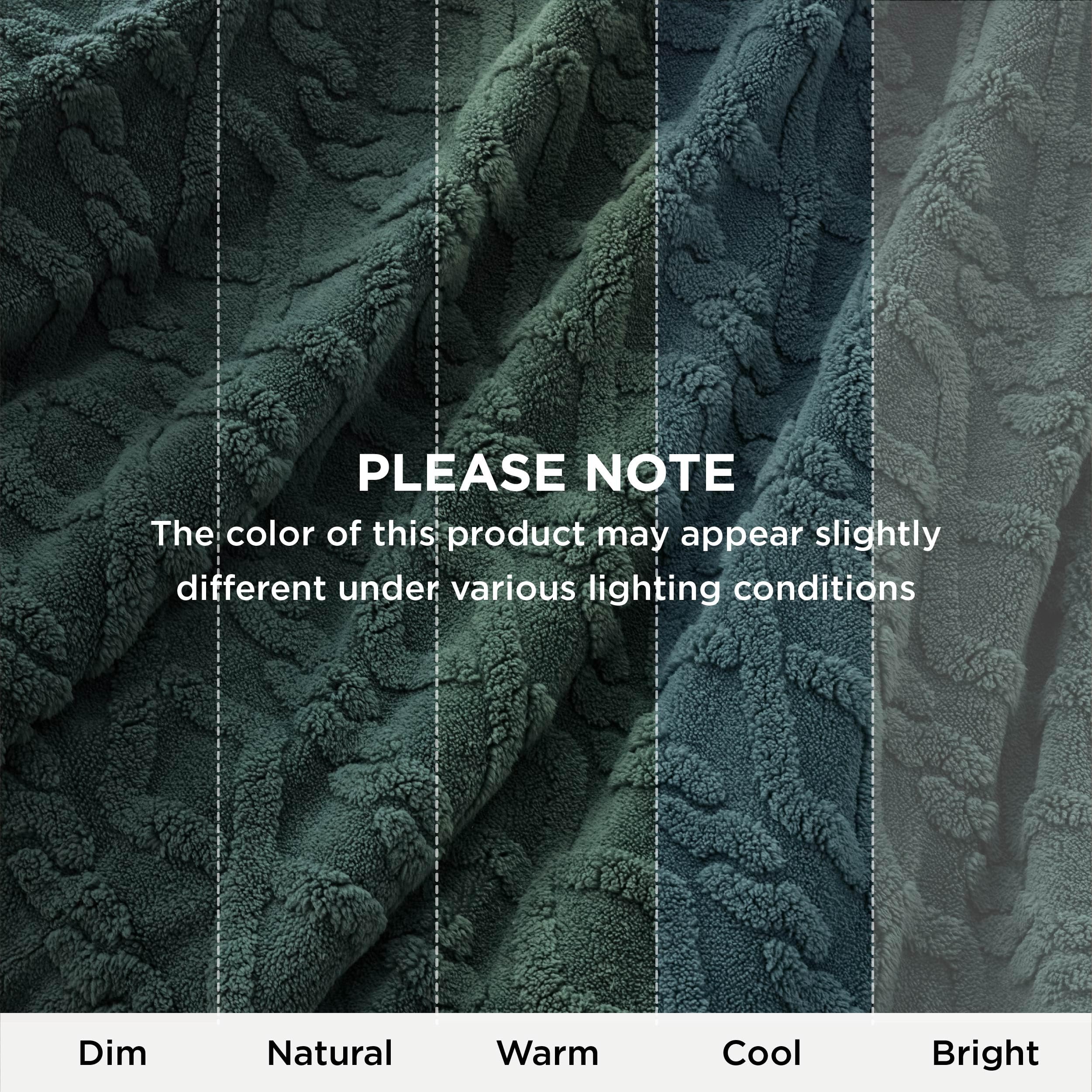 Bedsure Gentlesoft Sherpa King Size Blanket for Bed- Fleece Fluffy & Cozy Cable Jacquard Tufted for Women Gift, Thick and Warm Christmas Blanket for Winter, Dark Green, 108x90 Inches