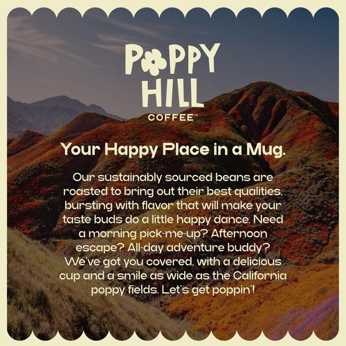 Poppy Hill Coffee | Full Bloom Espresso Single Cup B-Pods | Only Compatible with BRUVI Single-Serve Coffee Brewer | Includes 60 Pods