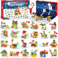 Santa’s Workshop Advent Calendar 2025 Building Set for Kids – 24-in-1 Christmas Holiday Countdown Gift with 24 Days of Surprise Figures, Party Favors Building Block for Boys & Girls Ages 6+