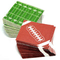 4E's Novelty 80 Pack Football Disposable Paper Napkins Bulk, Perfect for Football Birthday Party Decorations, Football Party Supplies, Football Game Day Napkins, Football Decor, Football Party Napkins