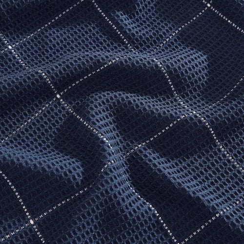 Nautica - Queen Blanket, Soft & Cozy Bedding, Waffle Grid Home Decor (Bridgeport Navy, Queen)