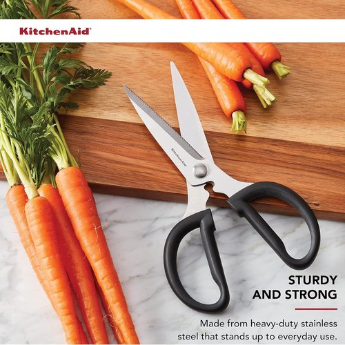 KitchenAid Universal Stainless Steel Shears - Versatile Utility Tool in Black