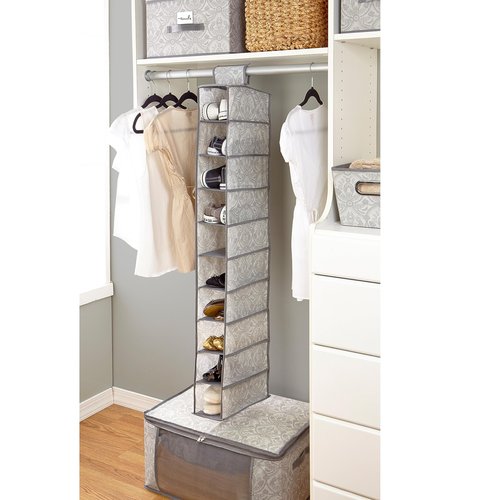 Laura Ashley 10 Shelf Shoe Organizer in Almeida
