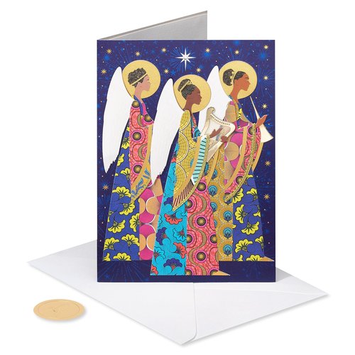 Papyrus Religious Christmas Card (Peace, Wisdom, and Joy)
