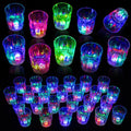 Farrdun 48 Pack Light up Shot Glasses Party Favors LED Flash Light Up Drinking Glasses Adults Shot Cups for Party Glow in the Dark Shot Glasses Supplies for Birthday Christmas Halloween Bar Easter