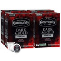 Community Coffee Dark & Bold Espresso Roast Pods - 96 Count for Keurig 2.0 | Rich Flavor & Convenience