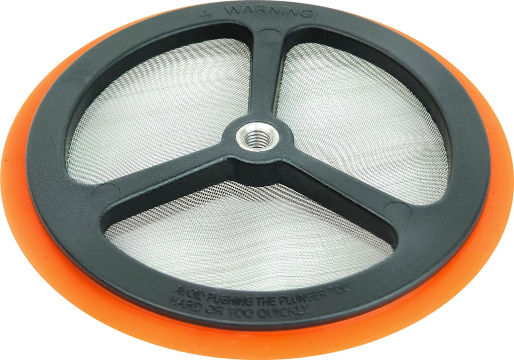 PortableAnd French Press Replacement Mesh Filters With Silicone Ring - Stainless Steel Screen for 1000 ml, 34 Oz French Press Coffee Makers and Tea Machines