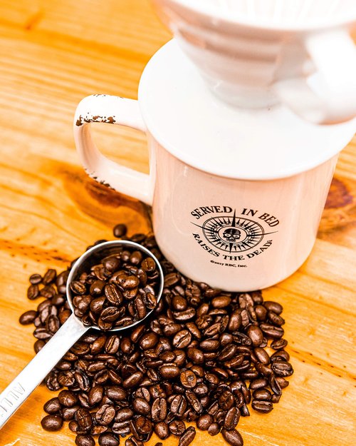 Raven's Brew Coffee High Caffeine Coffee Dark Roast Ground - Deadman's Reach 2lb