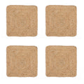 AASAAN DECOR Set of 4 Jute Braided Square Placemats for Dining Table – 13x13 Inches Natural | Rustic Farmhouse Woven Table Mats | Heat Resistant, Natural Fiber Kitchen & Dining Table Decor
