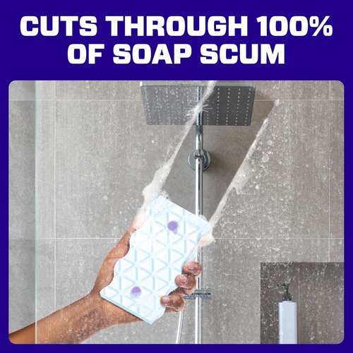 Mr. Clean Magic Eraser Sponge - Powerful Soap Scum Remover with Febreze Lavender Scent | 5 Count