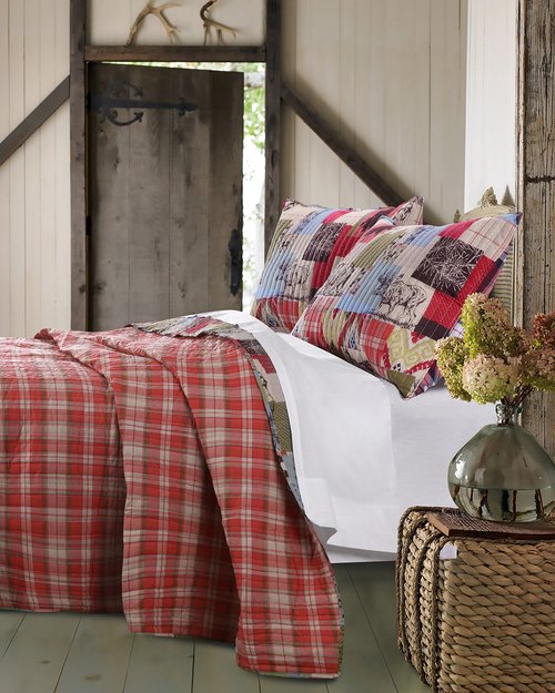Greenland Home Rustic Lodge Quilt Set, 3-Piece Full/Queen, Multicolor