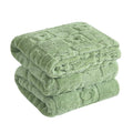 CLOUDS HUG Green Throw Blanket for Couch - Soft Flower Blankets for Women, Cute Small Fleece Throws for Girls as Gifts, 50x60 Inches, Farmhouse