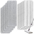 Microfiber Cleaning Pads: 10 Pack 13" X 4.9" Washable for Floor Cleaning Compatible with Tethys & Most 13 Inch Flat Mops - Replacement for Mop Bucket Set