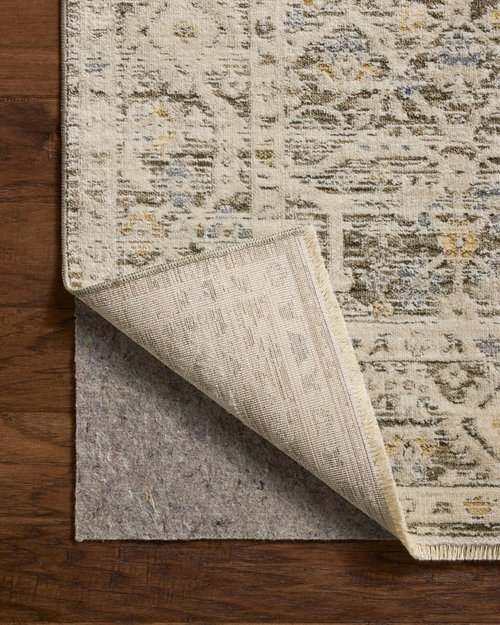 Loloi Clarisse Collection CLS-08 Olive/Ivory 2'-0" x 3'-0" Fringe Accent Rug