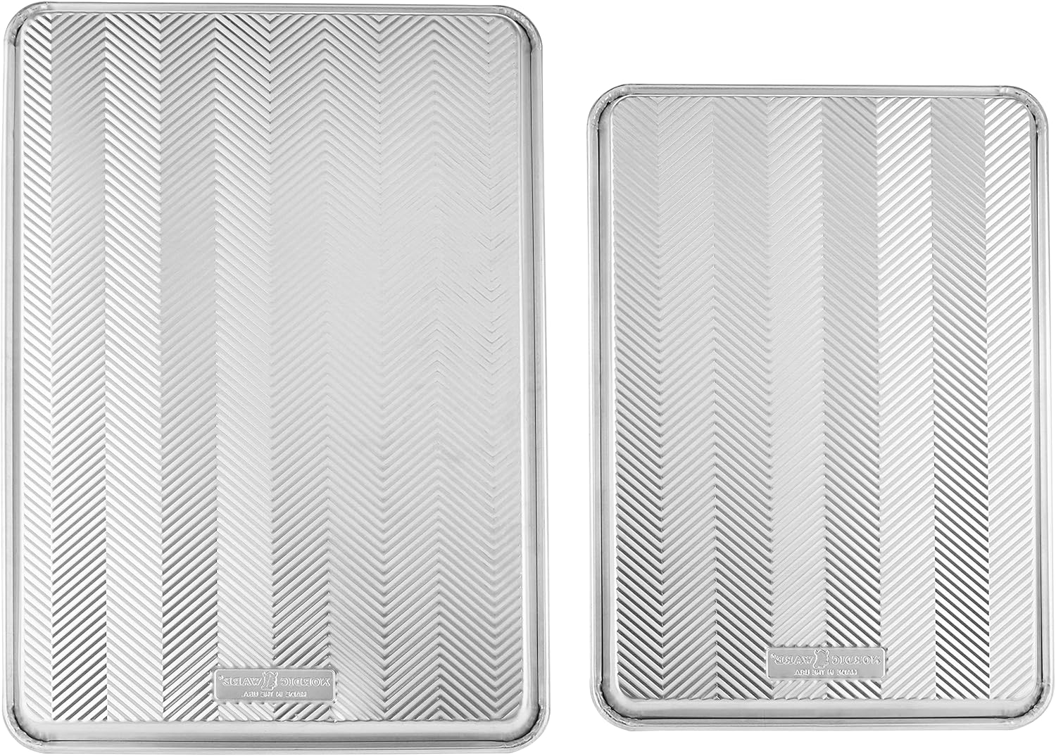 Nordic Ware Big Sheet & Half Sheet Set - Versatile Baking Trays for Perfectly Even Cooking