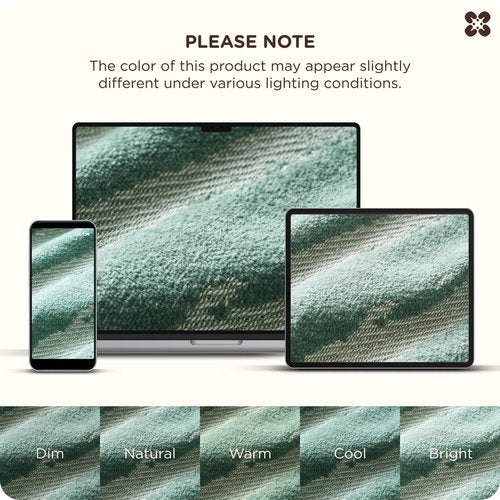 Bedsure 100% Cotton Throw Blanket for Couch - Luxury Aesthetic Woven Textured Blanket Gifts for Women, Cozy and Soft for All Seasons, Home Decor Boho Throw for Sofa, Chair, Sage Green, 50x60 Inches