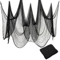Land Guard Halloween Gauze Cloth, Black Creepy Cloth, 80×200 Inch Creepy Fabric Halloween for Haunted House Supplies, Party Outdoor, Indoor