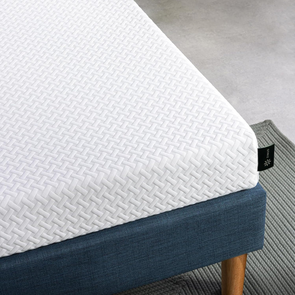Zinus 6 Inch Full Memory Foam Mattress - Cooling Essential Design, Medium Feel, Fiberglass Free