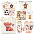 JSENGIFT Highland Cow Gifts for Women, Highland Cow Decor, Cute Birthday Christmas Gift for Cows Lovers