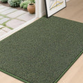 BEQHAUSE Dirt Trapper Door Mat - Non-Slip, Washable, Absorbent Entrance Mat | 32" x 48", Green