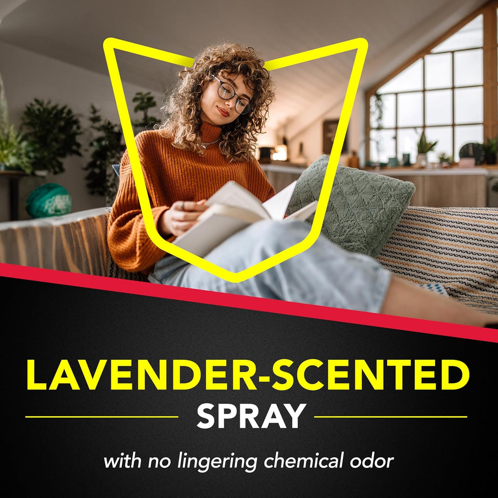 Raid Ant & Roach Killer Spray - Long-Lasting Lavender Scent, 17.5 oz (Pack of 2)