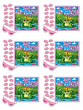Beistle Kiss The Frog Party 6 Games, 18.5" x 18.5", Multicolor