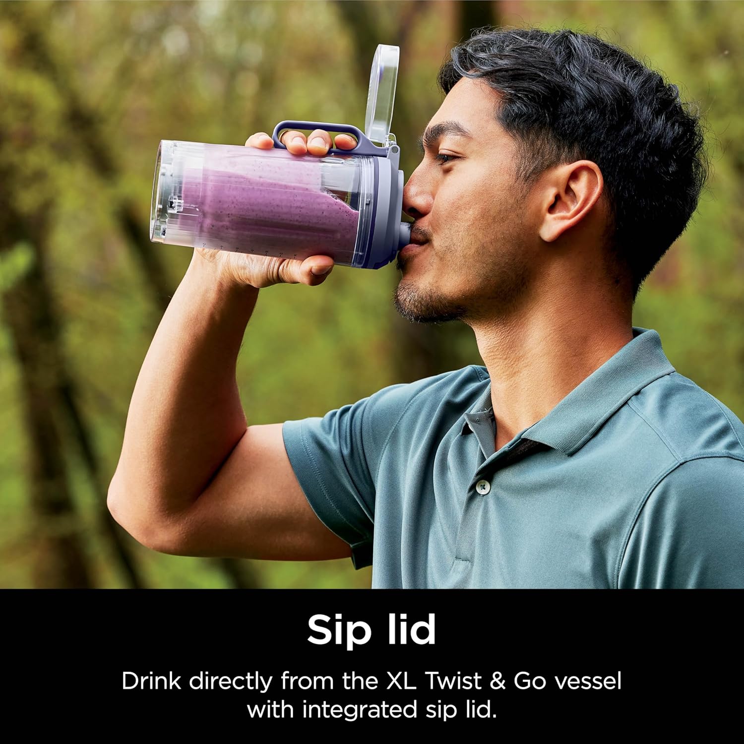 Ninja BC251LD Blast Max Cordless Blender - Smoothies & Ice Crush, 22 oz. Twist & Go Vessel, Lavender