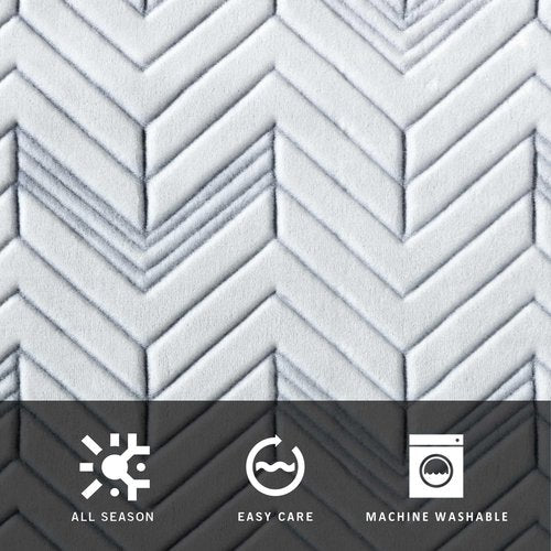 Kenneth Cole - Queen Blanket, Soft Plush Bedding, Cozy Home Decor (Delancey Tipped Black, Queen)