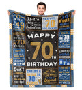 Wyhcxl 70th Birthday Gifts for Men, 70th Men Birthday Gift Ideas, Best Gifts for 70 Year Old Man, 70 Year Old Birthdays Gifts for Man, 1955 Birthdays Gifts for Dad Blanket 60"X 50"
