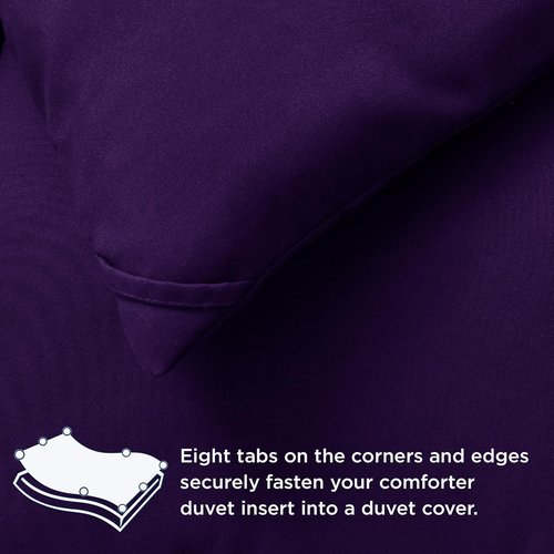 Bedsure Comforter Duvet Insert - All-Season Twin XL Quilted Down Alternative Blanket, Purple 92 x 68 Inches