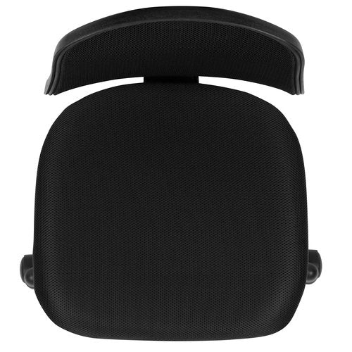 Flash Furniture Flash Fundamentals Mid-Back Swivel Task Office Chair with Pivot Back, Height-Adjustable Ergonomic Mesh Office Desk Chair, Black