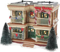 Department 56 Snow Village Lit Holiday Apartment Building - 7.2 Inch, Multicolor Decor