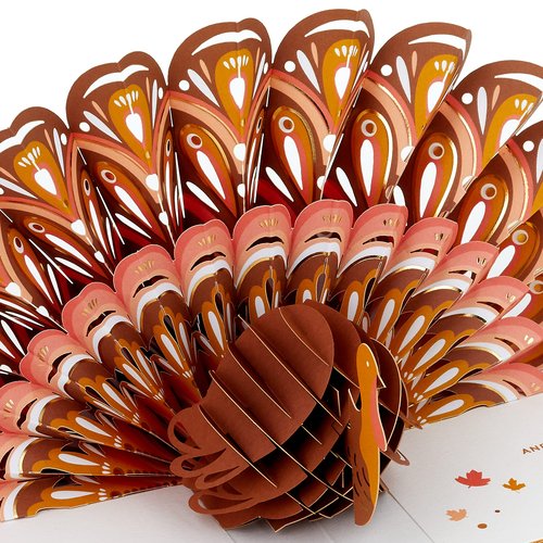 Hallmark Signature Paper Wonder Thanksgiving Pop Up Card (Turkey)