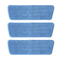 MABUBU 3 Pack Microfiber Mop Pads, Mop Replacement Pads Refills Floor Spray Mop Pads Wet Moping Pads Refill Reusable Pads Suitable for All Spray Mops Cleaning