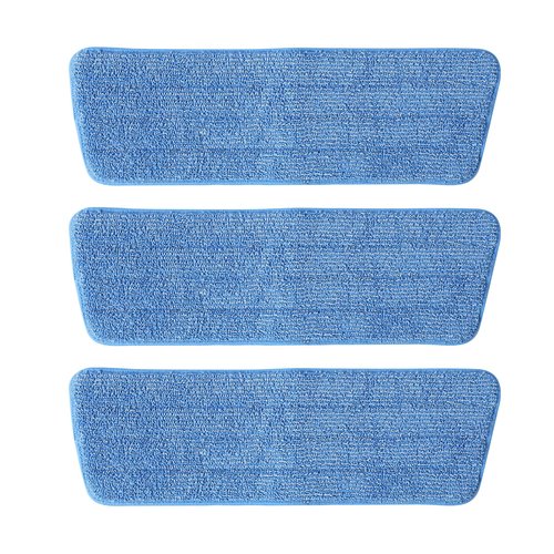 MABUBU 3 Pack Microfiber Mop Pads, Mop Replacement Pads Refills Floor Spray Mop Pads Wet Moping Pads Refill Reusable Pads Suitable for All Spray Mops Cleaning