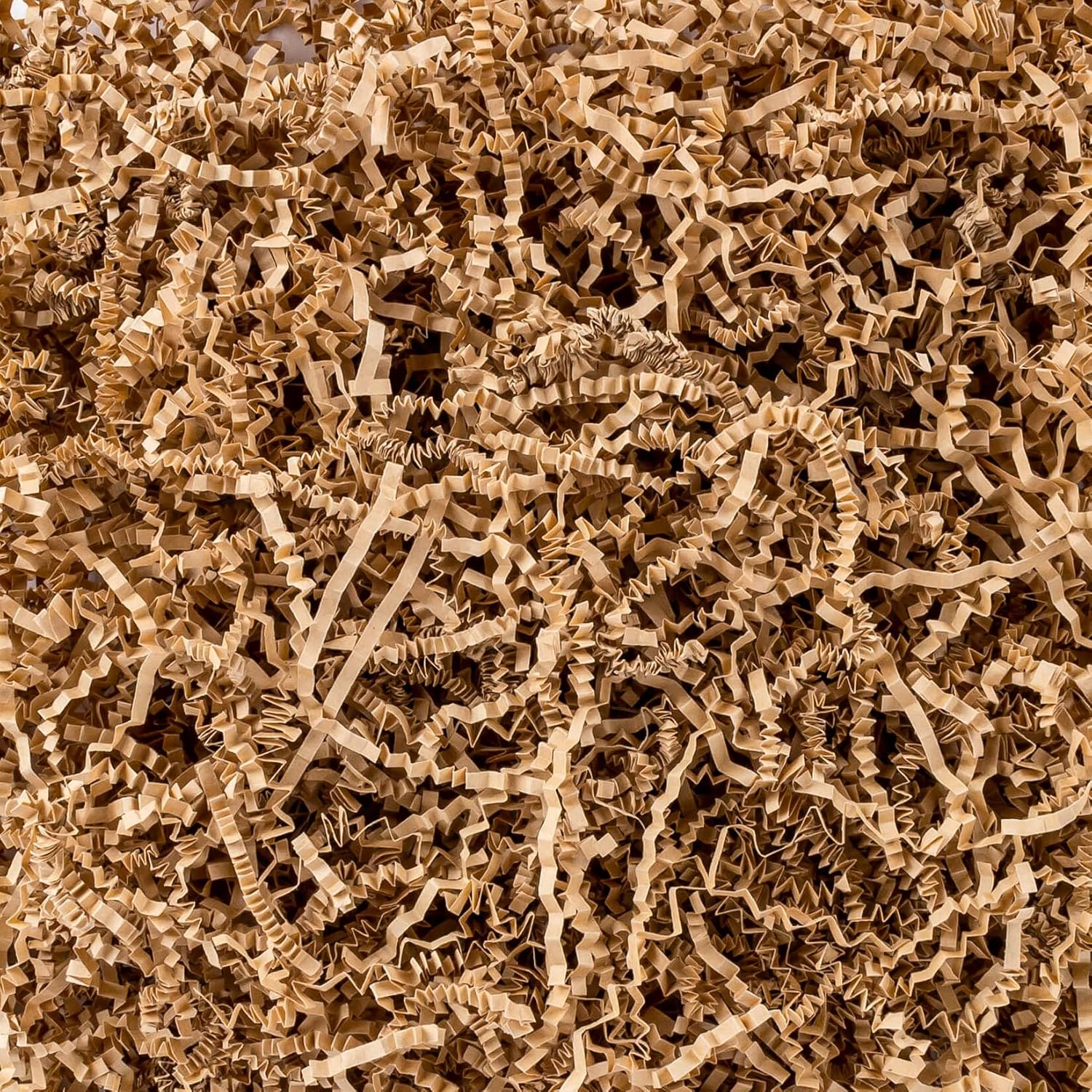 Sukh Brown Crinkle Paper Filler - 5oz Shredded Paper for Gift Baskets & Box, Crinkle Cut Paper Stuffing for Christmas, Halloween, Thanksgiving, Valentine's Day, Easter, Mother's Day, Wedding, Birthday