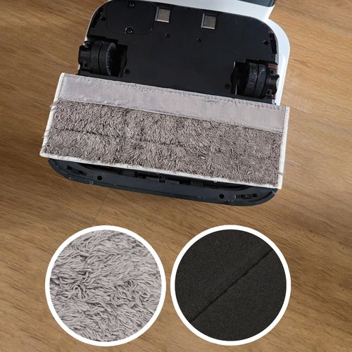 BuleVina 6 Pack Washable Dry Mopping Pads Replacement Compatible for IRobot Braava Jet M6 (6110) (6112) Reusable Robot Mop Microfiber Sweeping Pads