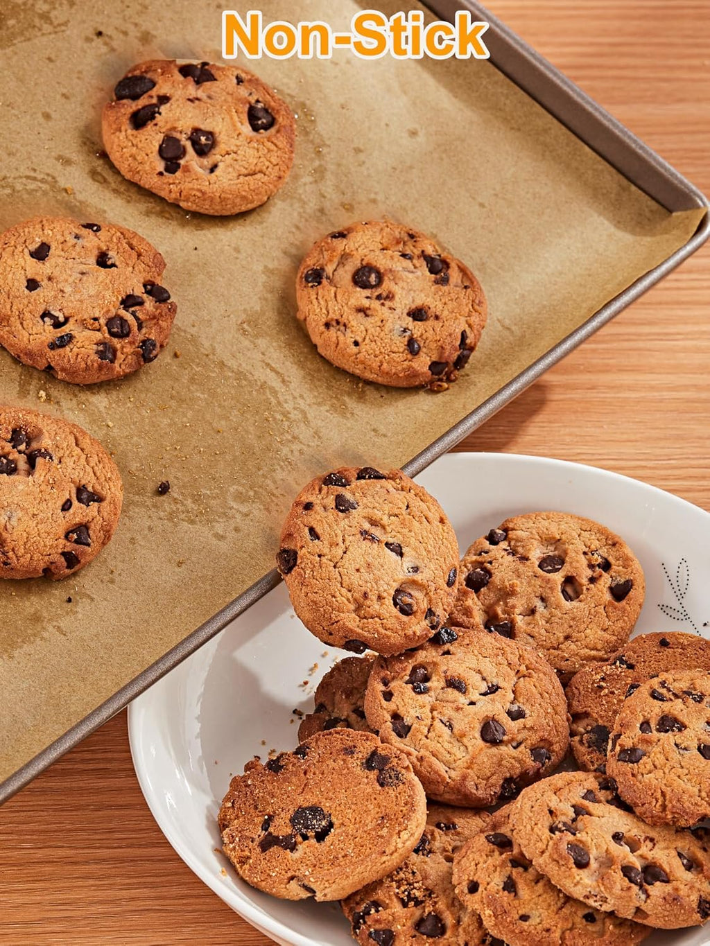 SMARTAKE Non-Stick Parchment Paper Roll - 12" x 240 ft | Ideal for Baking, Cooking & Grilling
