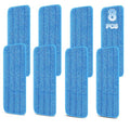 8 Pack 16.5 inch Reusable Mop Pads Microfiber Spray Mop Replacement Heads for Wet/Dry Mops Compatible with Bona Floor Care System